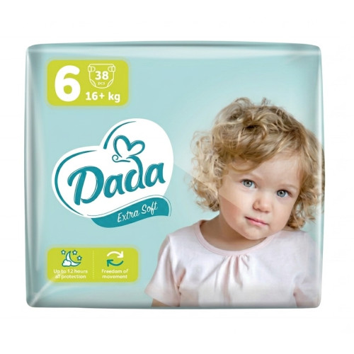 Підгузки Dada Extra Soft 6 (16+) 38 шт