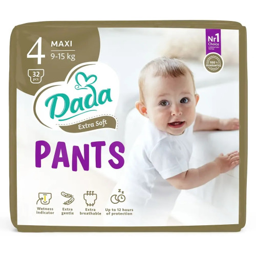 Підгузки-трусики Dada Extra Soft 4 (9-15 кг) 32 шт