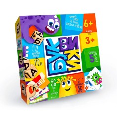 Дитяча настільна гра "Буквики" від Danko Toys (151740-Г)