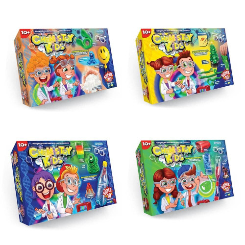 Набор для проведения опытов Danko Toys Chemistry Kids эконом, 8 видов (126308-Г) — 13022