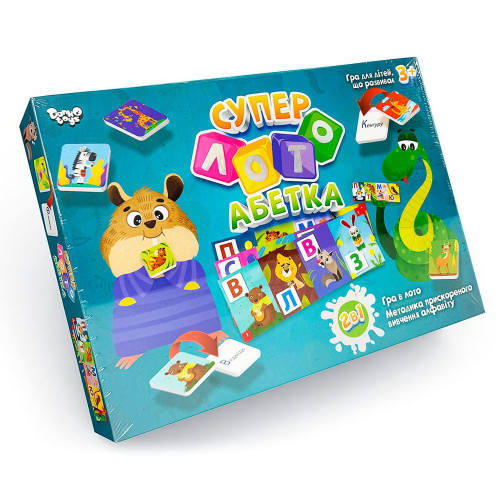 Настільна гра Danko Toys Суперлото Абетка (153379-Г)