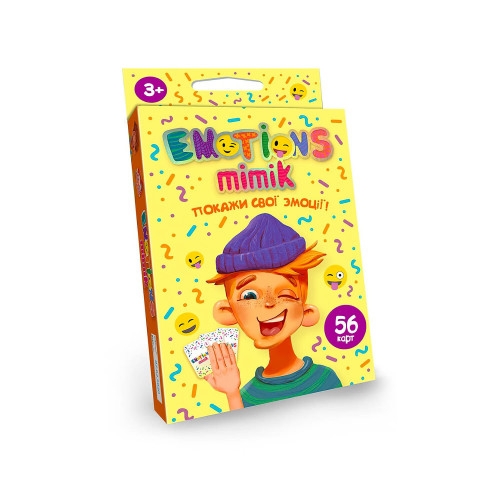 Настільна гра "Emotions Mimik" від Danko Toys (149606-Г)