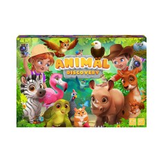Настільна розважальна гра "Animal Discovery" від Danko Toys (164040-Г)
