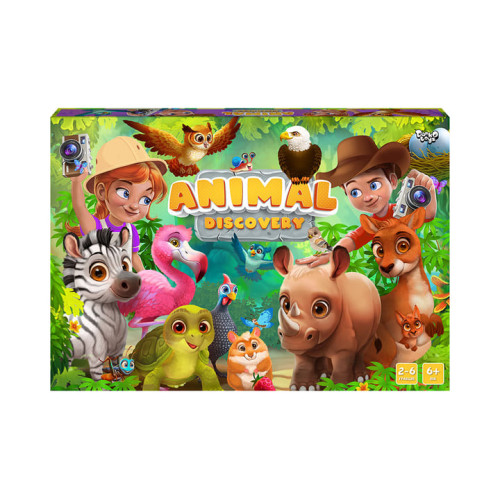 Настільна розважальна гра "Animal Discovery" від Danko Toys (164040-Г)