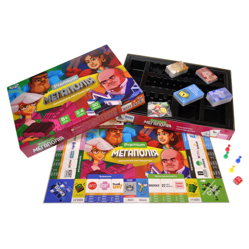 Настільна розважальна гра "Мегаполія Premium" від Danko Toys (159853-Г) — 12891
