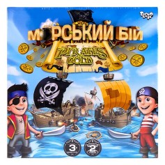 Настільна розважальна гра "Морський бій. Pirates Gold" (154280-Г)