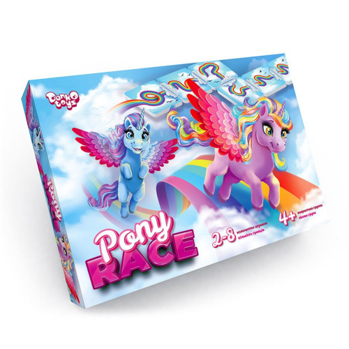 Дитяча настільна розважальна гра "Pony Race" від Danko Toys (159852-Г)