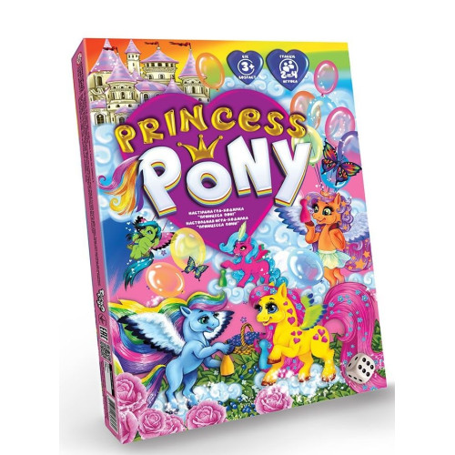 Дитяча настільна розважальна гра "Princess Pony" від Danko Toys (151736-Г)