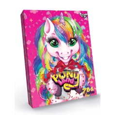 Дитячий набір для творчості "Pony Land 7 в 1" від Danko Toys (153370-Г)