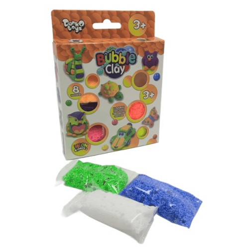 Кульковий пластилін Danko Toys Bubble Clay, 8 кольорів (150800-Г)