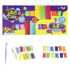 Набор для лепки Danko Toys Air Clay + Bubble Clay, 12 шт + 12 шт (161460-Г)