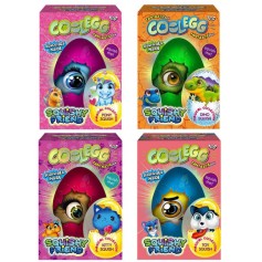 Креативное творчество "Cool Egg", 4 цвета, яйцо большое от Danko Toys (164037-Г)