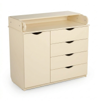 Комод-пеленатор з дверцятами DeSon 900-900-510 см, ванільний (KOMOD90)