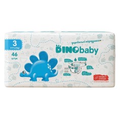 Підгузки Dino Baby 3 (4-9 кг), 46 шт