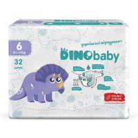 Подгузники Dino Baby 6 (16+ кг), 32 шт