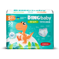 Подгузники-трусики Dino Baby 3D Soft 5 (12-17 кг), 30 шт