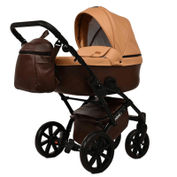 Коляска 2в1 Donatan Mini Коричневый