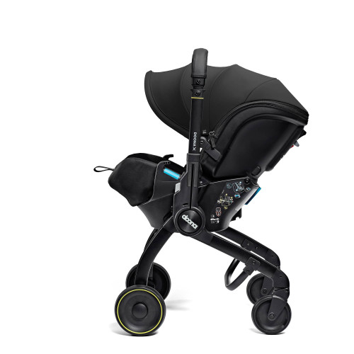 Автокрісло-коляска Doona X Nitro Black i-Size 40-85 см (до 13 кг) 2-в-1 з 3 положеннями нахилу, для новонароджених та подорожей — 22318