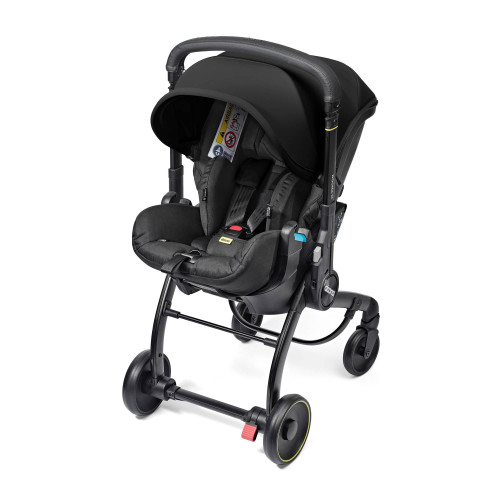 Автокрісло-коляска Doona X Nitro Black i-Size 40-85 см (до 13 кг) 2-в-1 з 3 положеннями нахилу, для новонароджених та подорожей — 22318