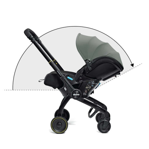 Автокрісло-коляска Doona X Slate Green (Forest Grey) i-Size 40-85 см (до 13 кг) 2в1 (SP450-20-047-015) — 22319