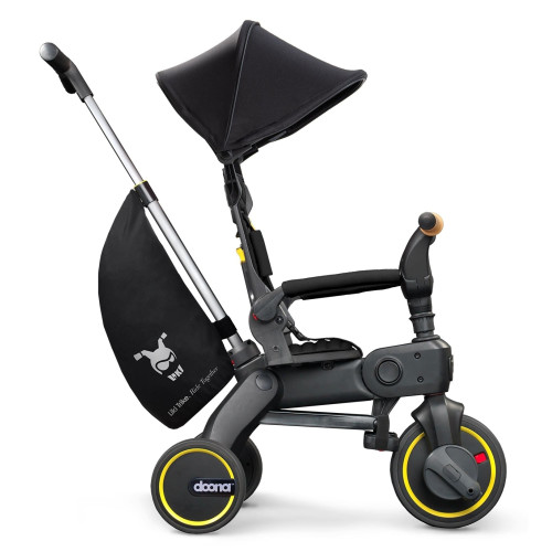 Триколісний велосипед складний Doona Liki Trike S5 / Nitro Black — 13524