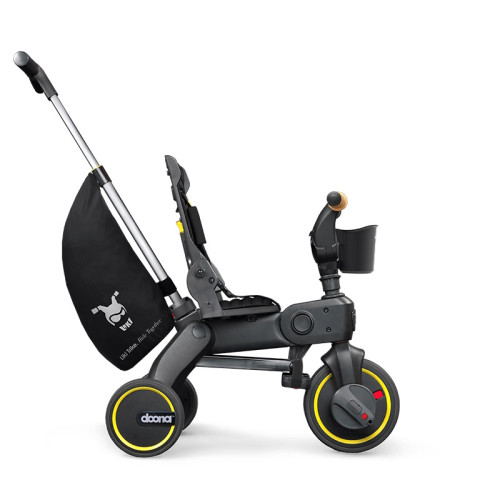 Триколісний велосипед складний Doona Liki Trike S5 / Nitro Black — 13524