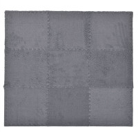 Детский коврик-пазл с плюшевым покрытием, 31х31х1см, EL Camino ME 1165 Gray Fur
