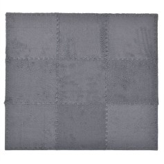 Дитячий килимок-пазл з плюшевим покриттям, 31х31х1см, EL Camino ME 1165 Gray Fur