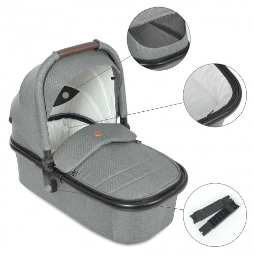Коляска 2в1 El Camino ME 1091-B Persona Gray — 3559 Коляска 2в1 El Camino ME 1091-B Persona Gray — 3559