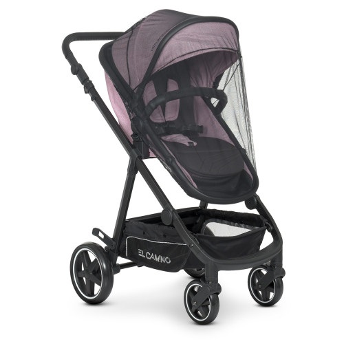 Коляска 2в1 El Camino ME 1069 Alliance Denim Ash Pink — 3554