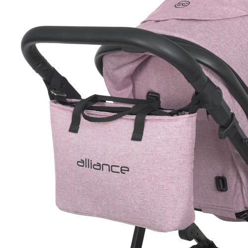 Коляска 2в1 El Camino ME 1069 Alliance Denim Ash Pink — 3554