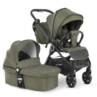 Коляска 2в1 El Camino ME 1085 Saga Denim Khaki