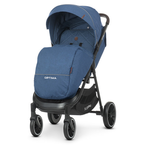Коляска прогулочная El Camino ME 1083 Optima Navy Blue — 3808