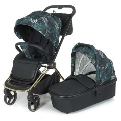 Коляска 2в1 El Camino ME 1091-G Persona Black Green Palm