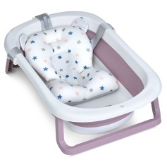 Дитяча складна ванночка El Camino ME 1151 Plus Lilac з термометром