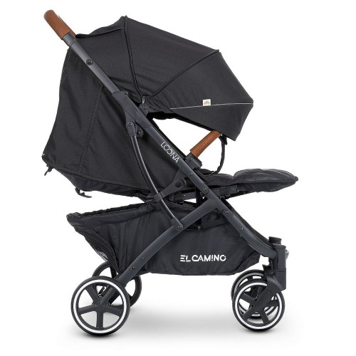 Коляска прогулочная El Camino ME 1090-1 Loona Black Ink — 4267