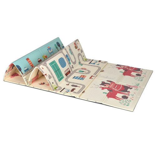 Дитячий двосторонній складний килимок,120х180х1см, EL Camino ME 1158-1