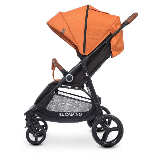 Коляска прогулянкова EL Camino ME 1024 X4 Orange Lines — 4680 Коляска прогулянкова EL Camino ME 1024 X4 Orange Lines — 4680