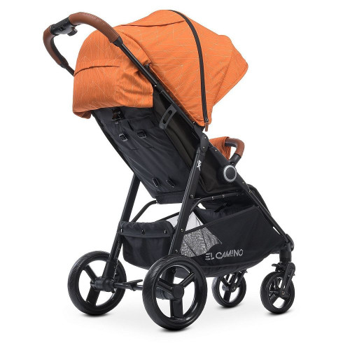Коляска прогулянкова EL Camino ME 1024 X4 Orange Lines — 4680 Коляска прогулянкова EL Camino ME 1024 X4 Orange Lines — 4680