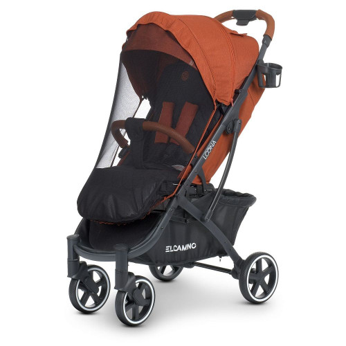 Коляска прогулочная El Camino ME 1090-1 Loona Rooibos Orange — 4289 Коляска прогулочная El Camino ME 1090-1 Loona Rooibos Orange — 4289