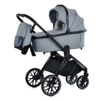 Коляска 2в1 El Camino ME 1124-2 Prestige Frost Gray