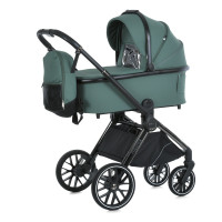 Коляска 2в1 El Camino ME 1124-2 Prestige Smoke Green