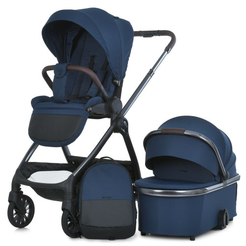 Коляска 2в1 El Camino ME 1183 Riviera Iris Blue — 16279