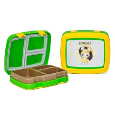 Дитячий ланч-бокс Doloni 3 секції, зелений (01550/03)