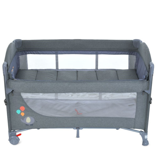 Дитячий манеж El Camino ME 1098 Unity+ Gray — 23096
