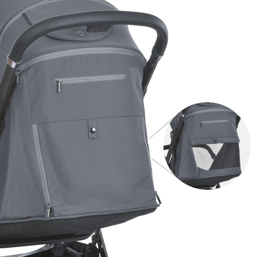 Прогулянкова коляска EL Camino ME 1127-B Beya Midnight Gray — 15547