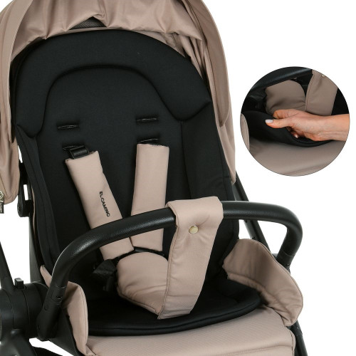 Прогулочная коляска El Camino Chloe ME 1191 Nougat Beige — 23194