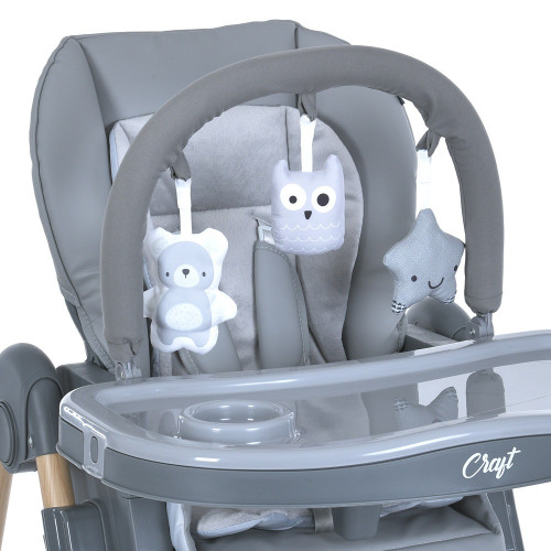Стульчик для кормления El Camino Craft ME 1115-W Gray — 4191 Стульчик для кормления El Camino Craft ME 1115-W Gray — 4191