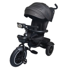 Трехколесный велосипед с родительской ручкой El Camino Modena ME 1193 Black