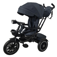Трехколесный велосипед с родительской ручкой El Camino Modena ME 1193 Dark Gray
